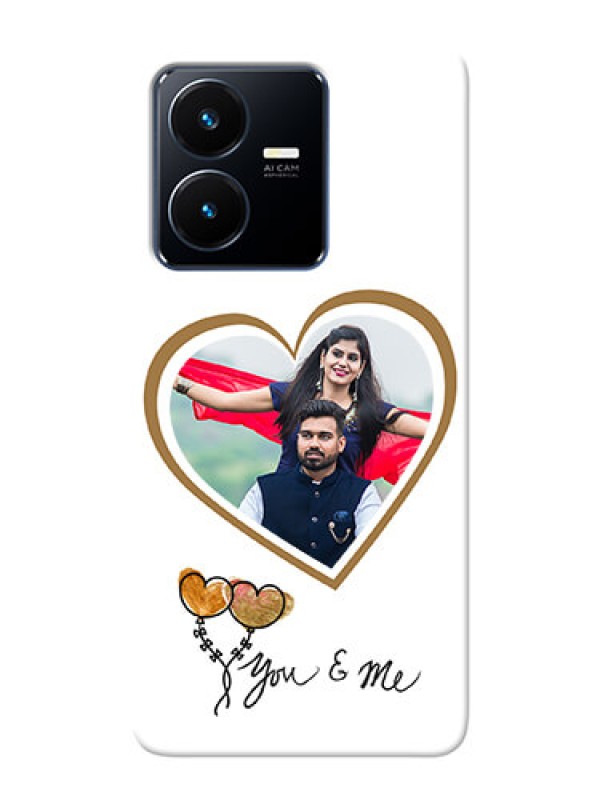 Custom Vivo Y22 customized phone cases: You & Me Design