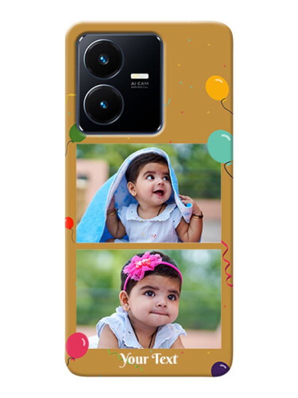 Custom Vivo Y22 Phone Covers: Image Holder with Birthday Celebrations Design