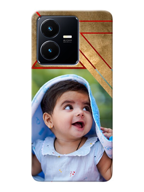 Custom Vivo Y22 mobile phone cases: Gradient Abstract Texture Design