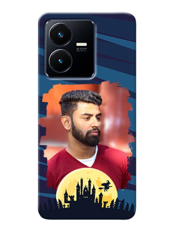 Custom Vivo Y22 Back Covers: Halloween Witch Design 