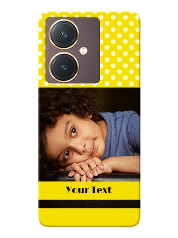 Custom Vivo Y27 Custom Mobile Covers: Bright Yellow Case Design