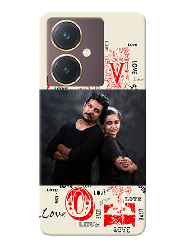 Custom Vivo Y27 mobile cases online: Trendy Love Design Case