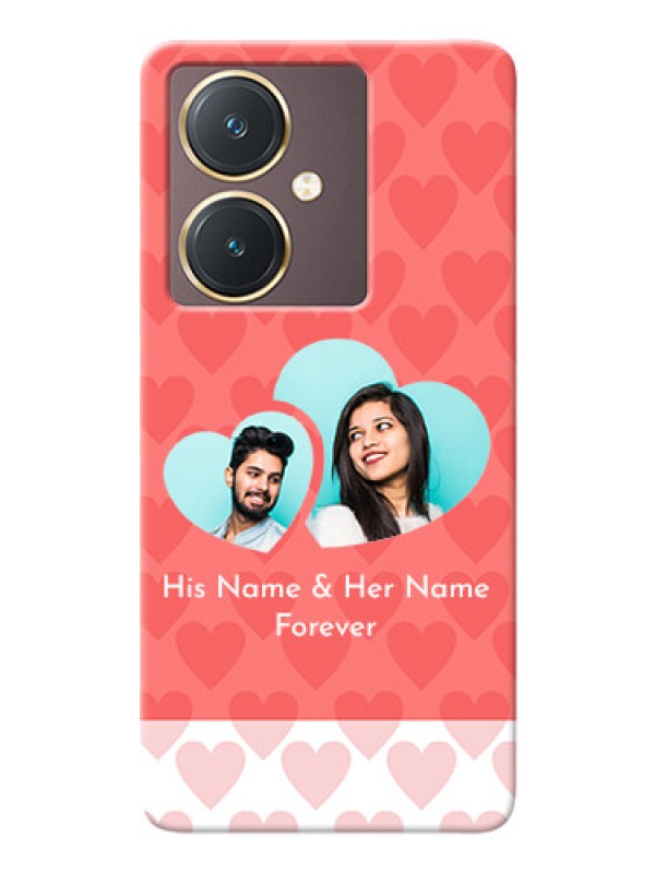 Custom Vivo Y27 personalized phone covers: Couple Pic Upload Design