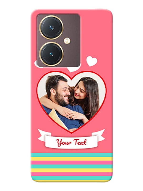 Custom Vivo Y27 Personalised mobile covers: Love Doodle Design