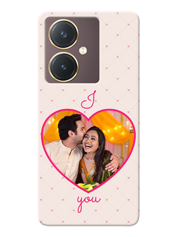 Custom Vivo Y27 Personalized Mobile Covers: Heart Shape Design