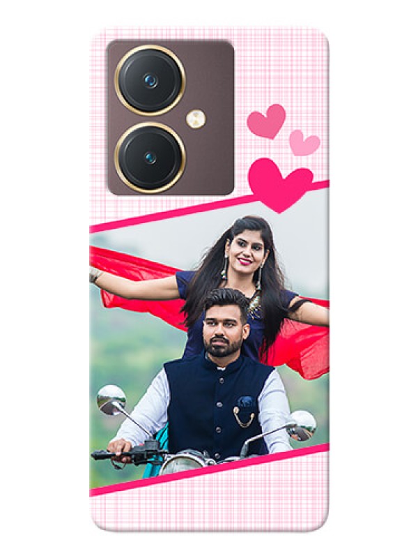 Custom Vivo Y27 Personalised Phone Cases: Love Shape Heart Design