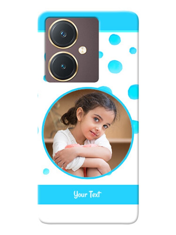 Custom Vivo Y27 Custom Phone Covers: Blue Bubbles Pattern Design