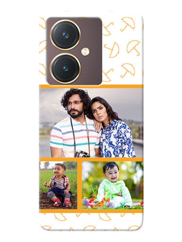 Custom Vivo Y27 Personalised Phone Cases: Yellow Pattern Design