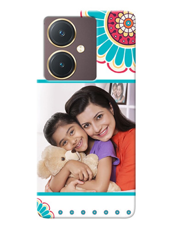 Custom Vivo Y27 custom mobile phone cases: Flower Design