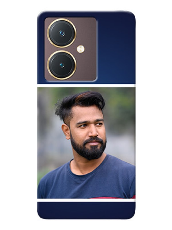 Custom Vivo Y27 Mobile Cases: Simple Royal Blue Design