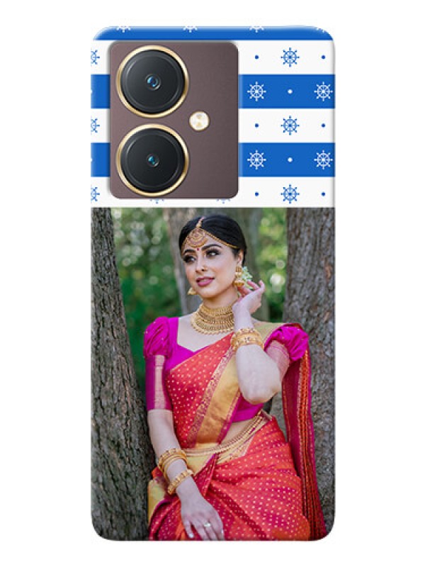 Custom Vivo Y27 custom mobile covers: Snow Pattern Design