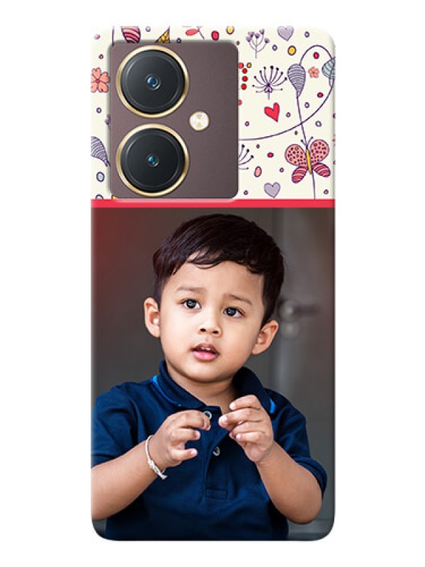 Custom Vivo Y27 phone back covers: Premium Floral Design