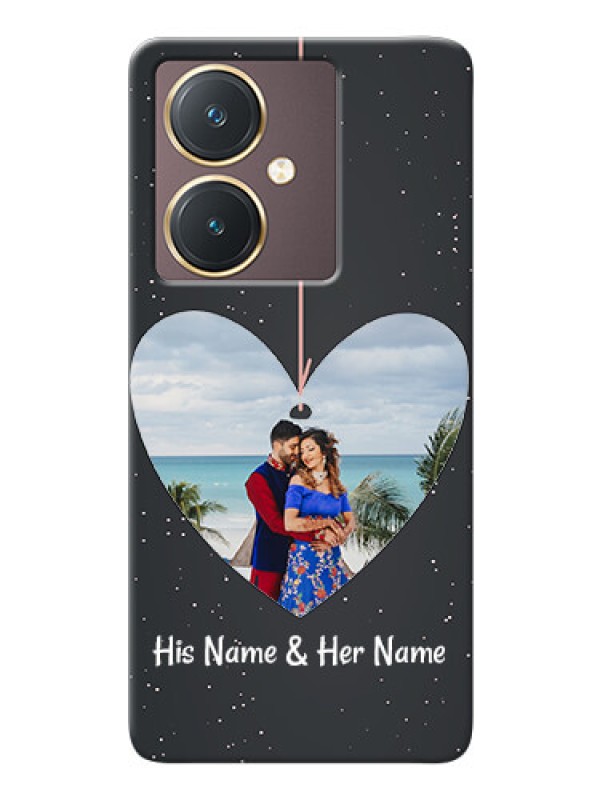 Custom Vivo Y27 custom phone cases: Hanging Heart Design