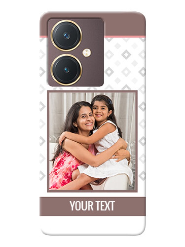 Custom Vivo Y27 custom back covers: Simple Diamond Design