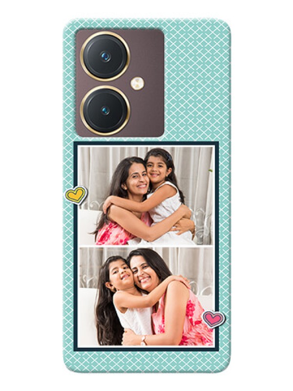 Custom Vivo Y27 Custom Phone Cases: 2 Image Holder with Pattern Design