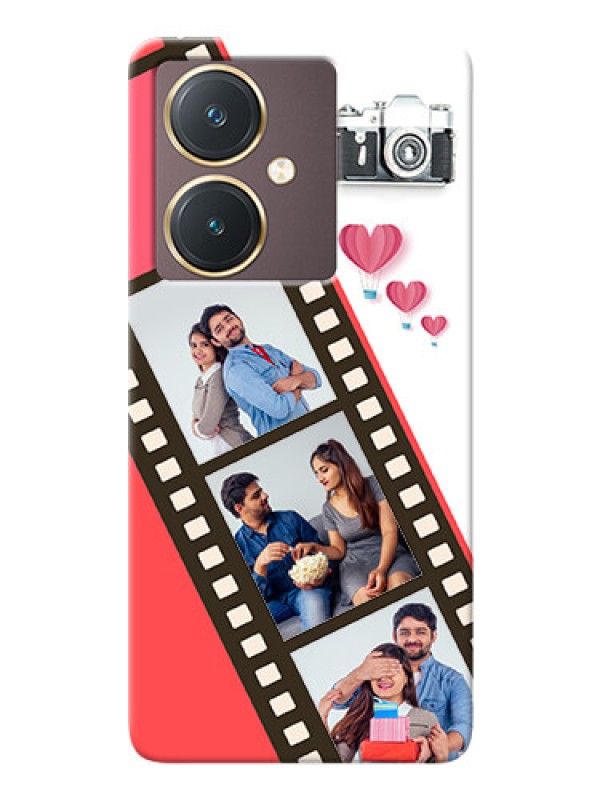 Custom Vivo Y27 custom phone covers: 3 Image Holder with Film Reel