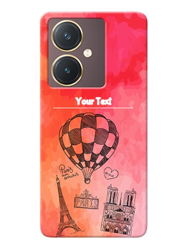 Custom Vivo Y27 Personalized Mobile Covers: Paris Theme Design