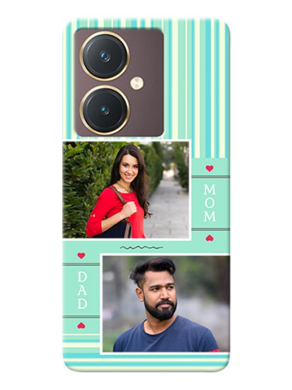 Custom Vivo Y27 custom mobile phone covers: Mom & Dad Pic Design