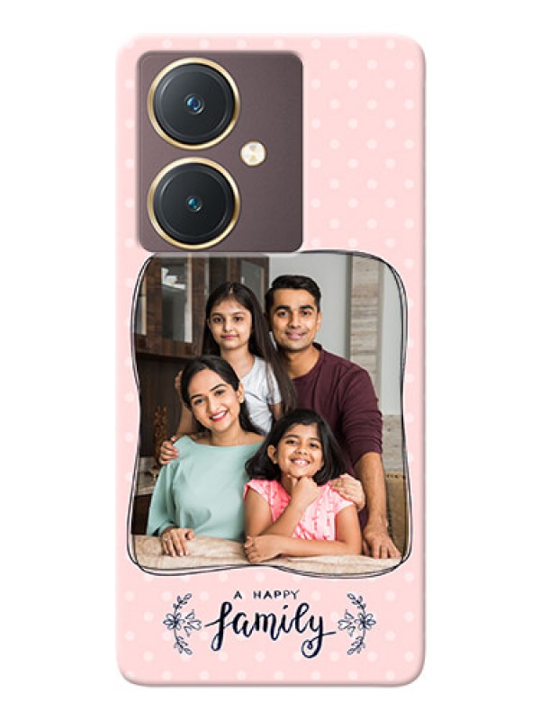 Custom Vivo Y27 Personalized Phone Cases: Family with Dots Design