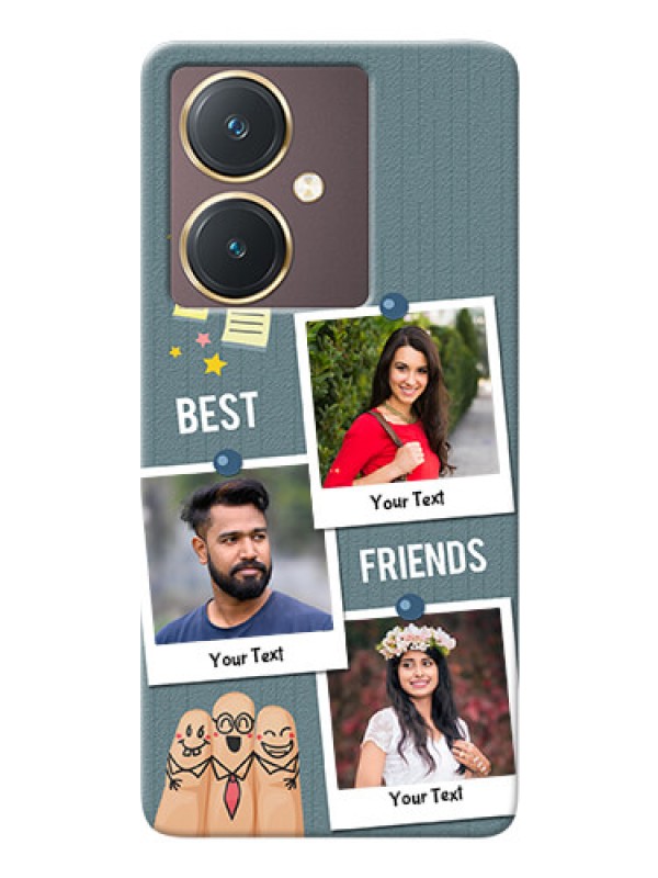 Custom Vivo Y27 Mobile Cases: Sticky Frames and Friendship Design