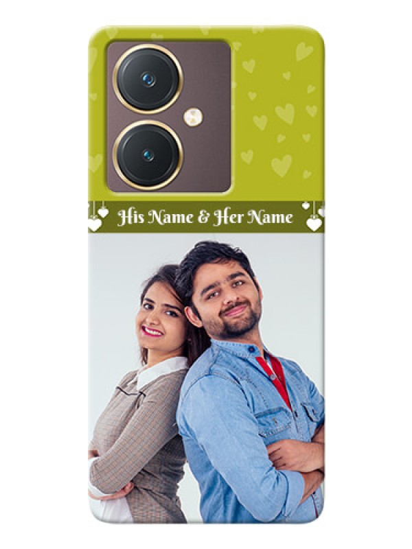 Custom Vivo Y27 custom mobile covers: You & Me Heart Design