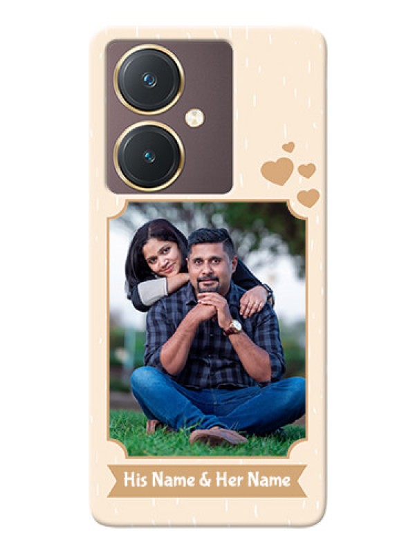 Custom Vivo Y27 mobile phone cases with confetti love design 