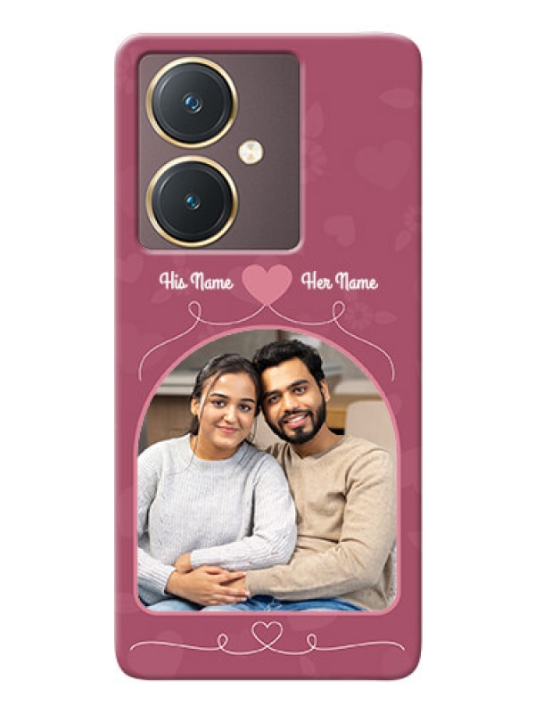 Custom Vivo Y27 mobile phone covers: Love Floral Design