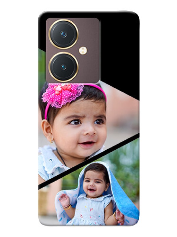 Custom Vivo Y27 mobile back covers online: Semi Cut Design