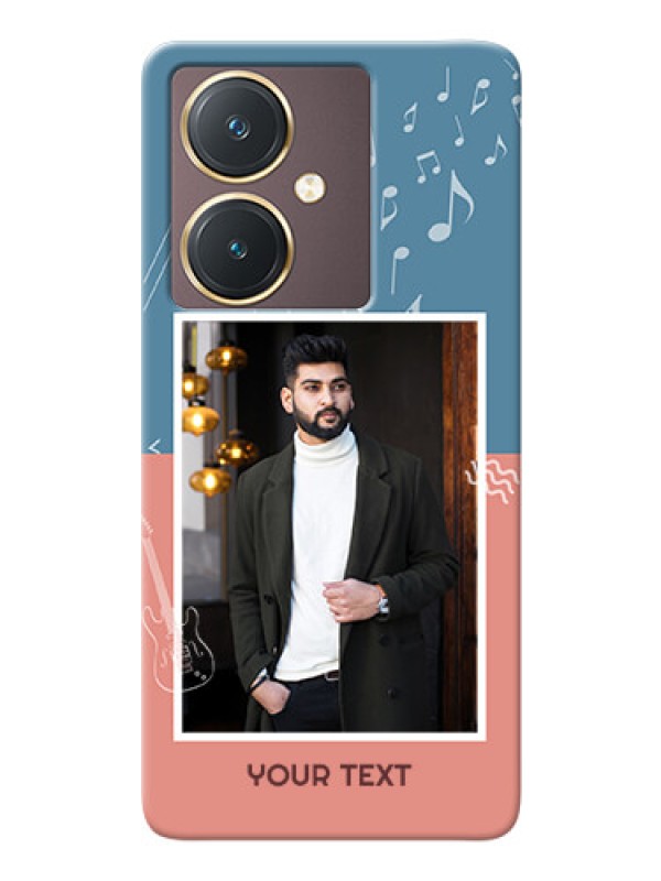 Custom Vivo Y27 Phone Back Covers with Color Musical Note Design