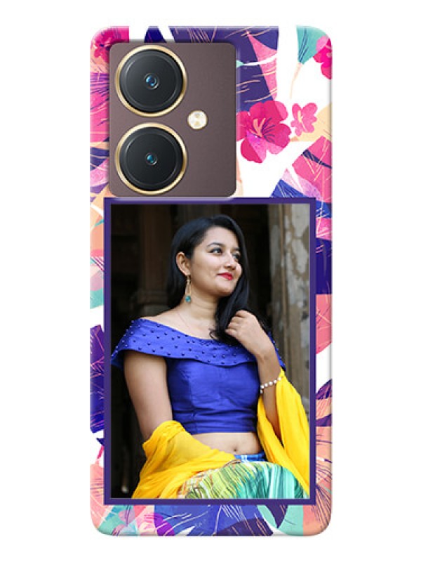Custom Vivo Y27 Personalised Phone Cases: Abstract Floral Design