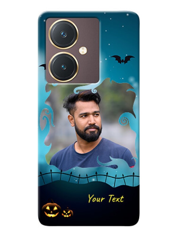 Custom Vivo Y27 Personalised Phone Cases: Halloween frame design