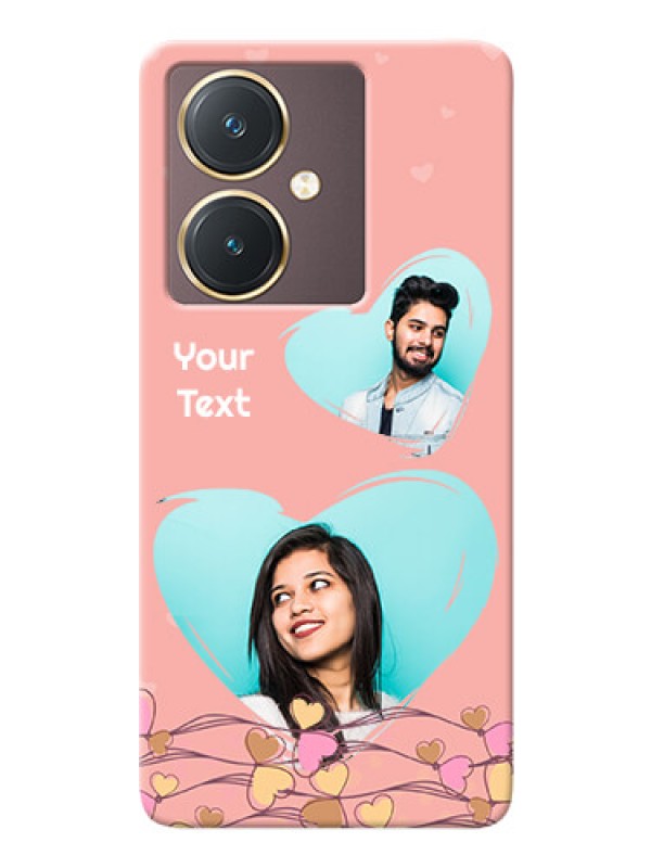 Custom Vivo Y27 customized phone cases: Love Doodle Design