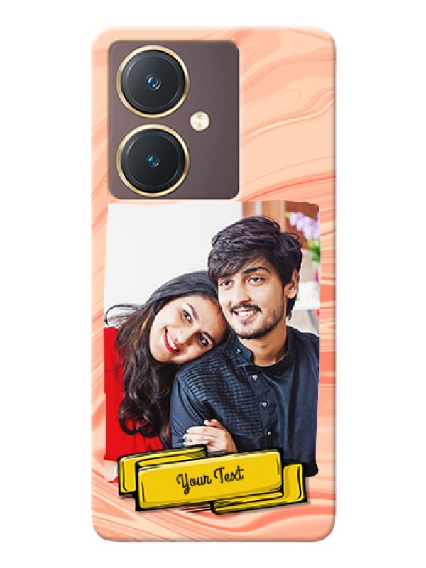 Custom Vivo Y27 Customized Phone Cases: Marble Texture Design