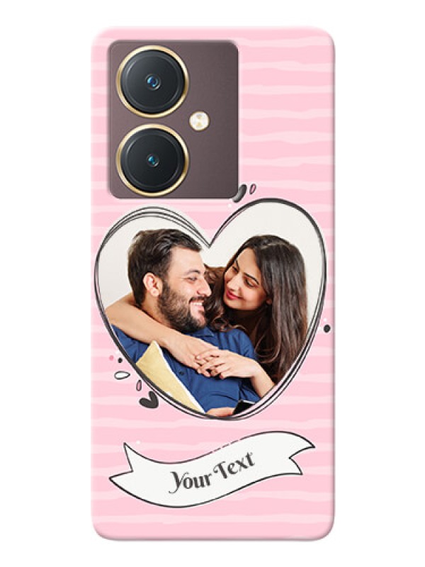 Custom Vivo Y27 custom mobile phone covers: Vintage Heart Design