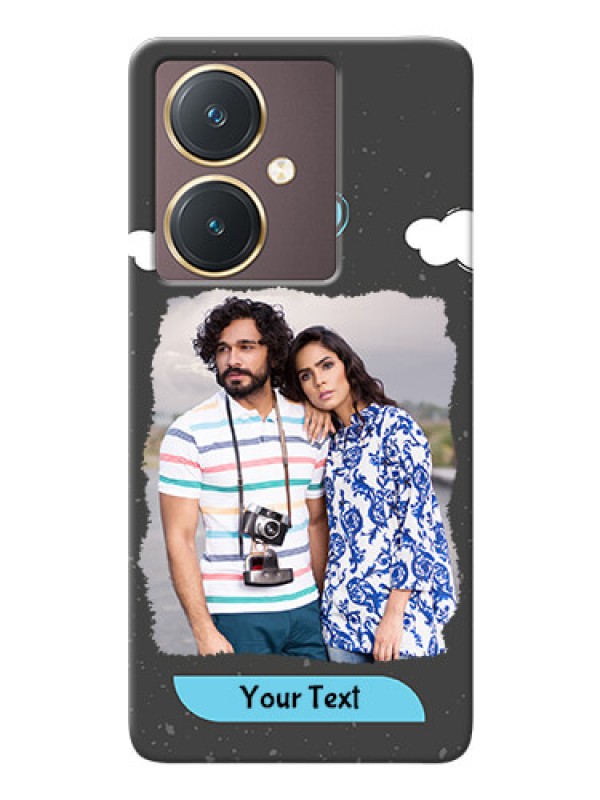 Custom Vivo Y27 Mobile Back Covers: splashes with love doodles Design