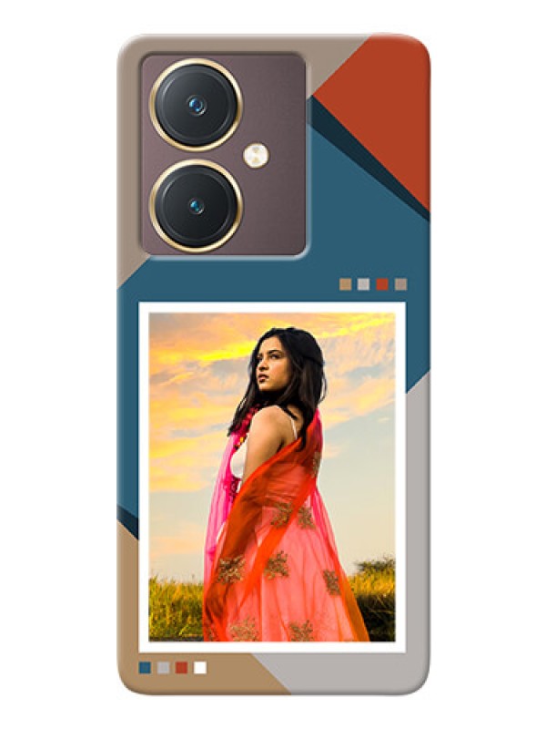 Custom Vivo Y27 Mobile Back Covers: Retro color pallet Design