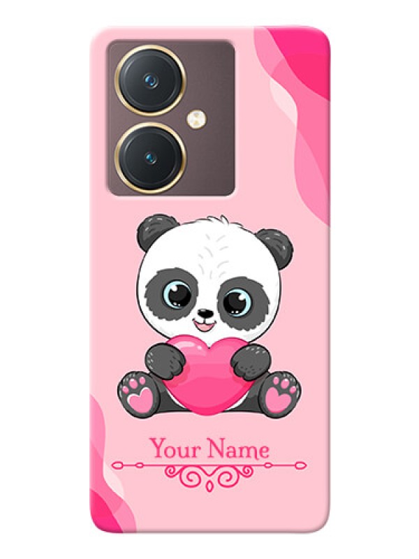 Custom Vivo Y27 Mobile Back Covers: Cute Panda Design