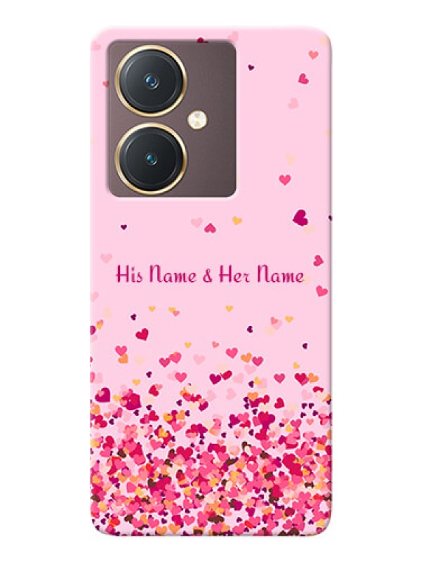 Custom Vivo Y27 Phone Back Covers: Floating Hearts Design