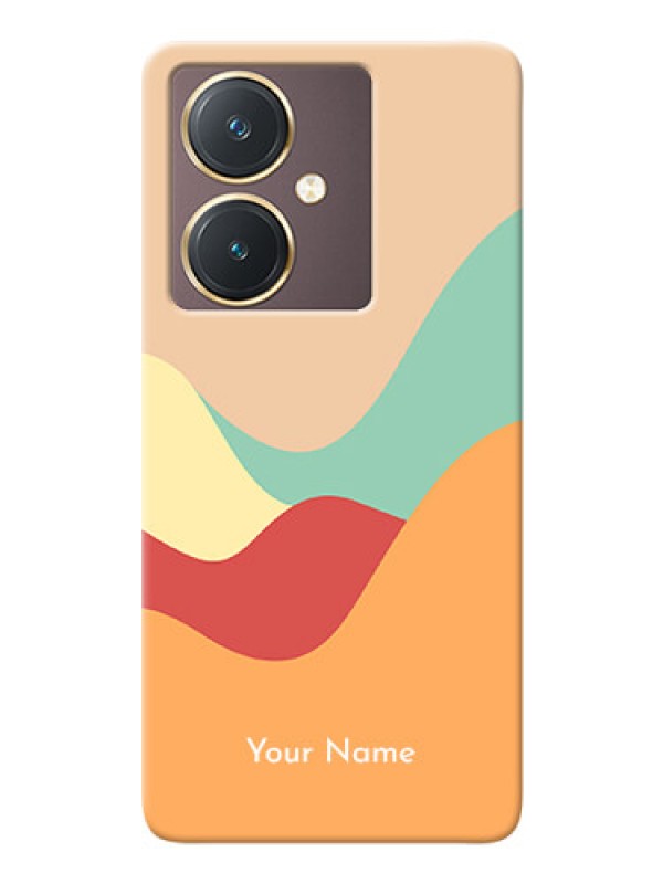 Custom Vivo Y27 Custom Mobile Case with Ocean Waves Multi-colour Design