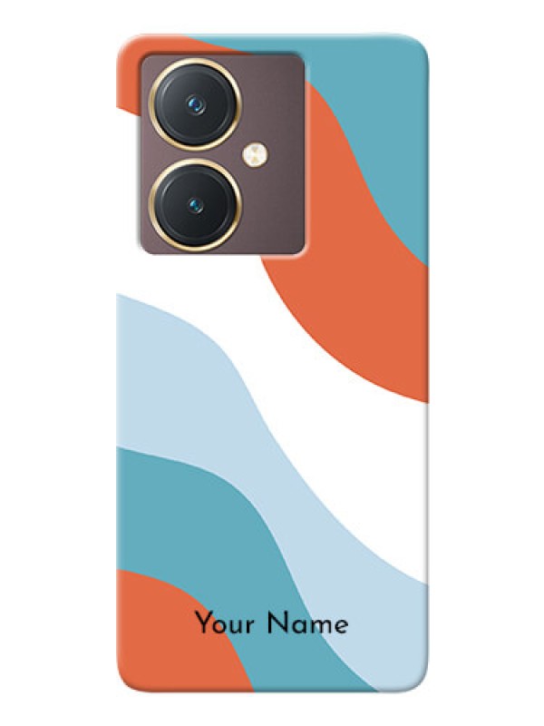 Custom Vivo Y27 Mobile Back Covers: coloured Waves Design