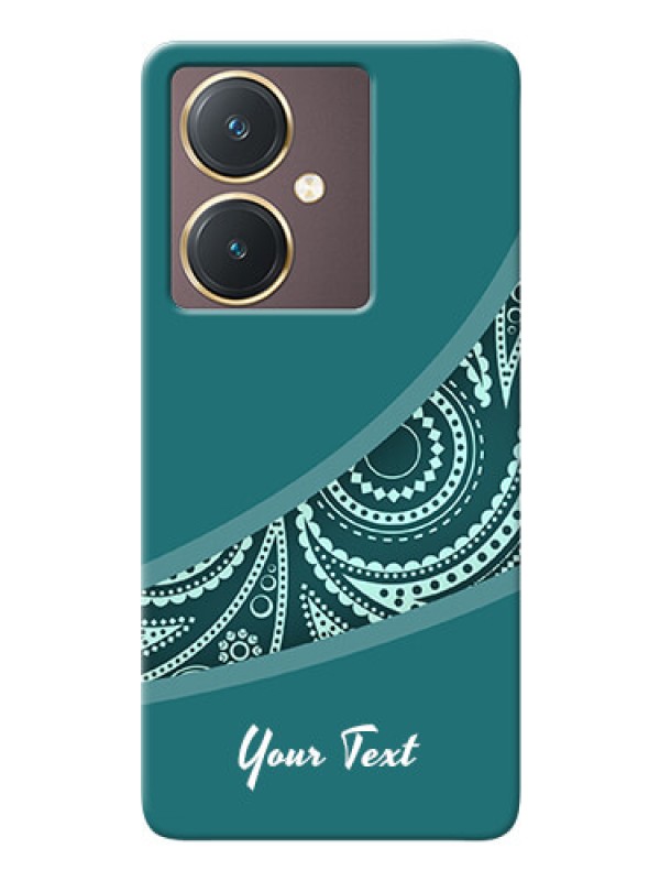 Custom Vivo Y27 Custom Phone Covers: semi visible floral Design