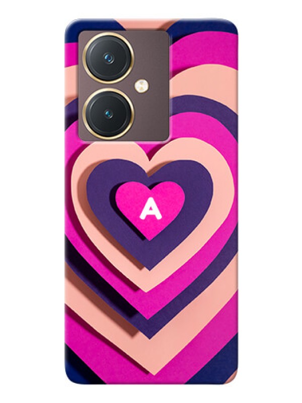 Custom Vivo Y27 Custom Mobile Case with Cute Heart Pattern Design