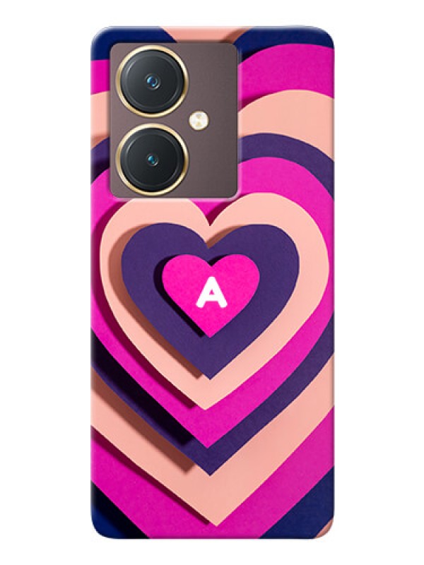 Custom Vivo Y27 Custom Mobile Case with Cute Heart Pattern Design