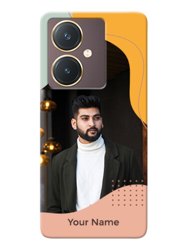 Custom Vivo Y27 Custom Phone Cases: Tri-coloured overlay design