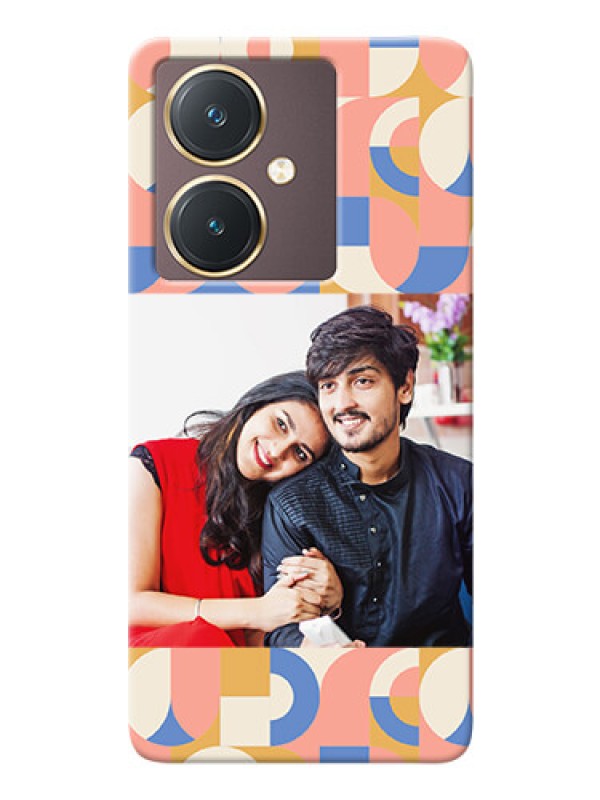 Custom Vivo Y27 Custom Phone Covers: Semi-circle Maze Pattern Design