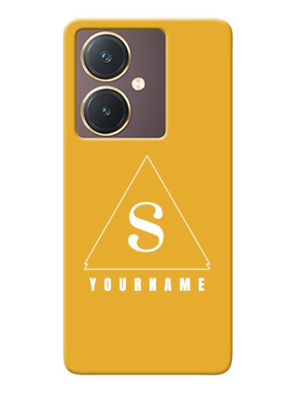 Custom Vivo Y27 Custom Mobile Case with simple triangle Design