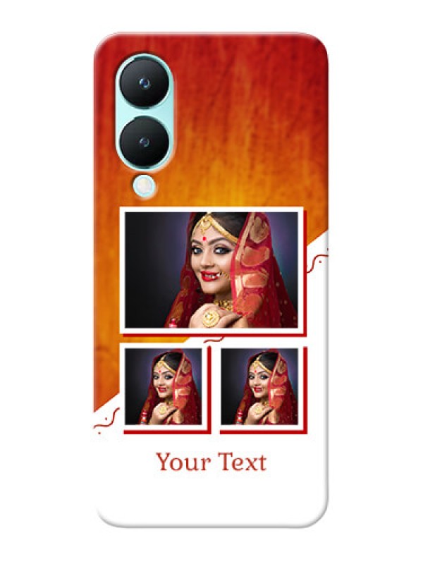 Custom Vivo Y28 5G Personalised Phone Cases: Wedding Memories Design