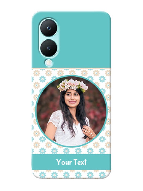 Custom Vivo Y28 5G Custom Mobile Back Covers: Beautiful Flowers Design