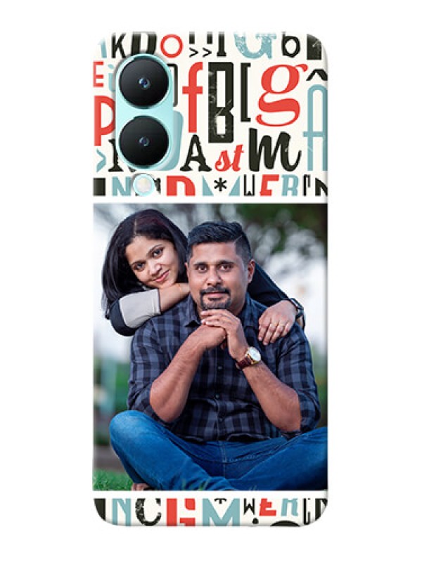 Custom Vivo Y28 5G custom mobile phone covers: Alphabet Design