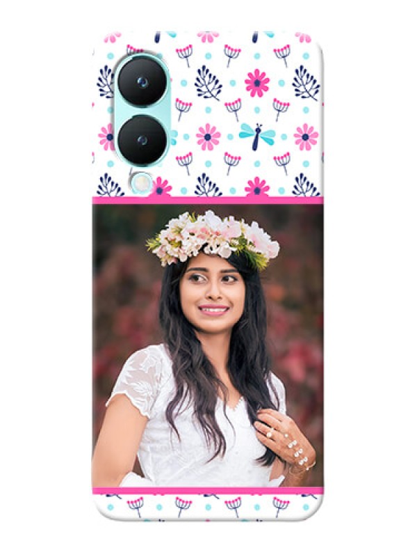 Custom Vivo Y28 5G Mobile Covers: Colorful Flower Design